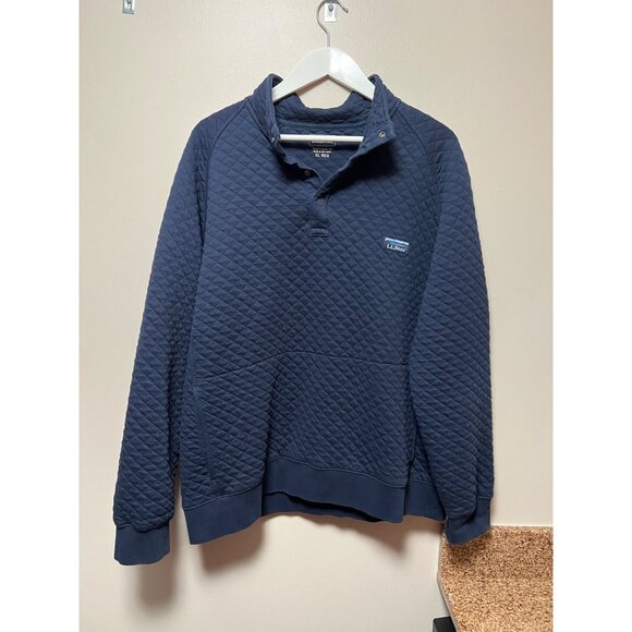 L.L. Bean Mens Quilted Pullover - Size XL - Picture 1 of 3